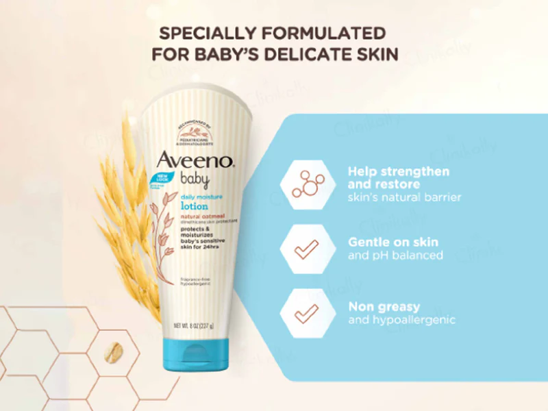 Aveeno Baby Daily Moisture Lotion - Image 6