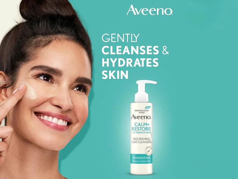 Aveeno Calm+ Restore Nourishing Oat Cleanser - Image 2