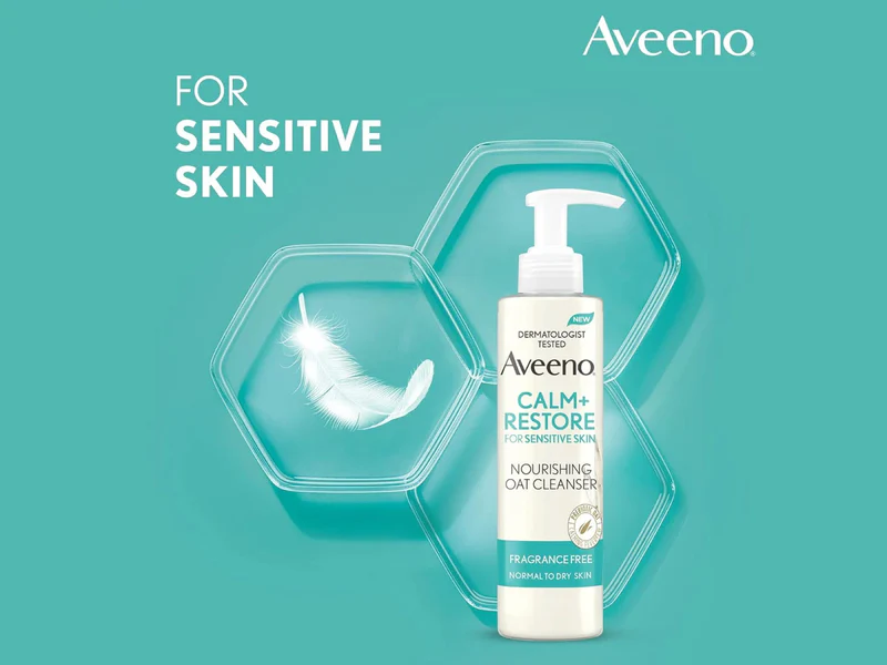 Aveeno Calm+ Restore Nourishing Oat Cleanser - Image 3